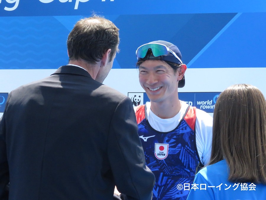 日本勢初、男子オープンシングルスカルがWCⅡ銅獲得！